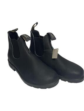 Blundstone Chelsea Boots Mens Size 8 Black Leather Pull On Ankle Work 888-080